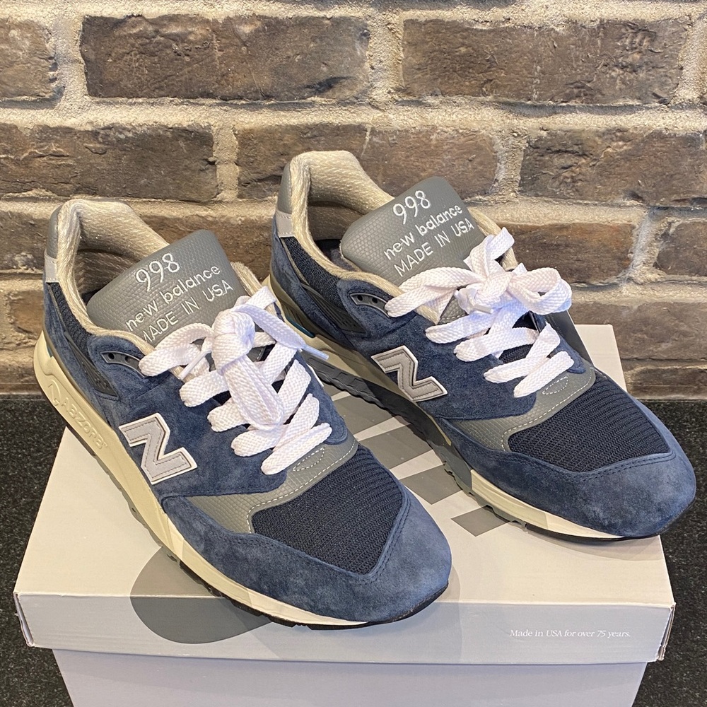 Made in USA 998 New Balance Navy